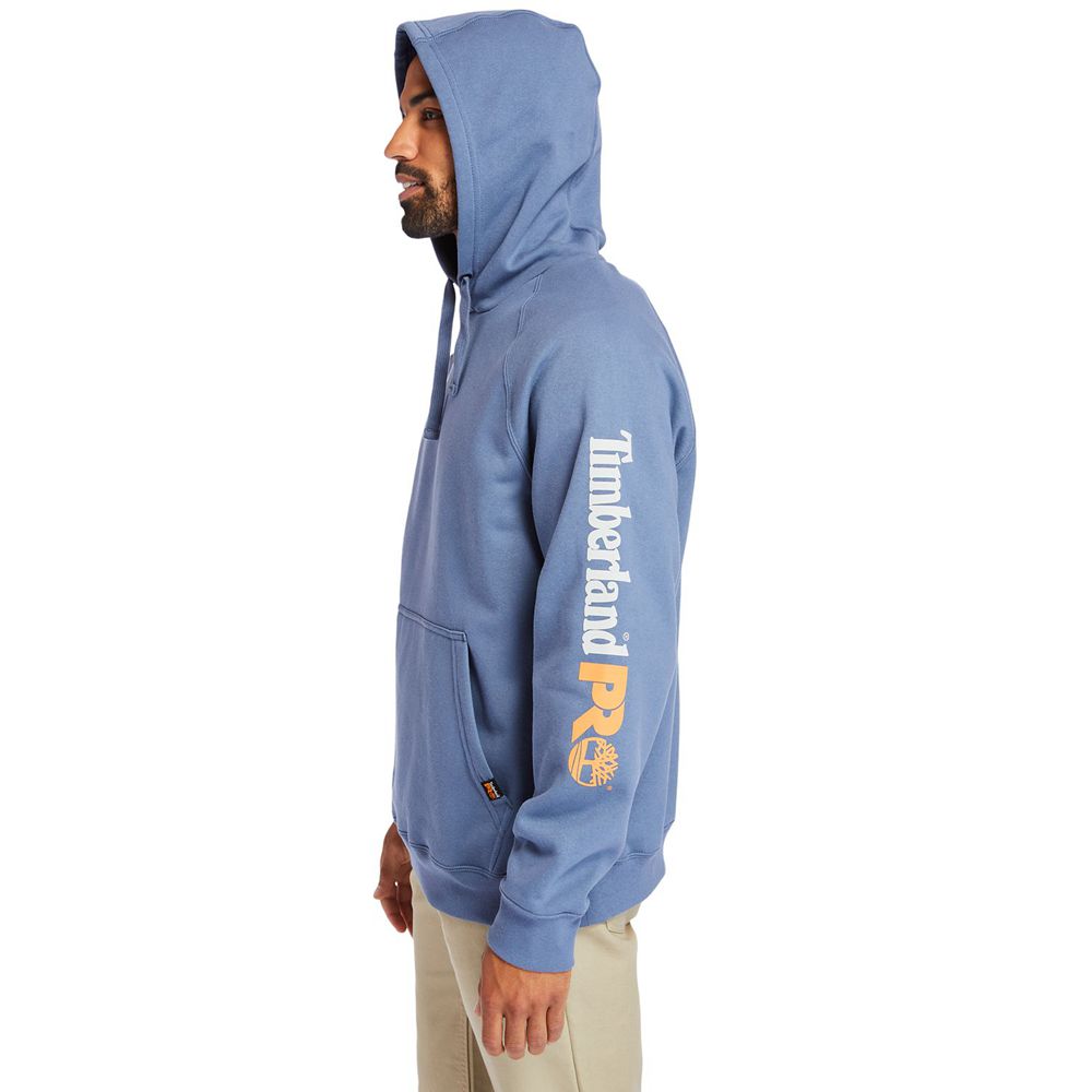 Timberland Mens Sweatshirts PRO® Hood Honcho Sport Hoodie - Blue - India XG5629730